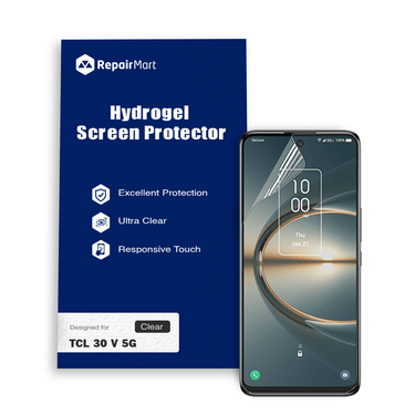 TCL 30 V Compatible Premium Hydrogel Screen Protector With Full Coverage Ultra HD